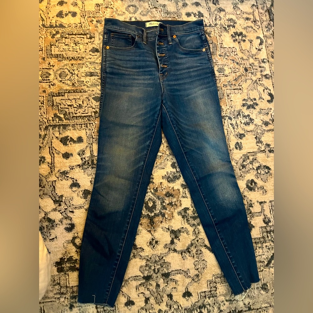 Madewell 10” high rise skinny crop